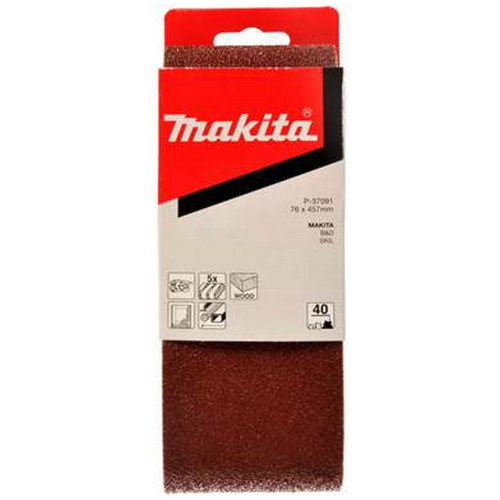 Makita P-37166 Csiszolószalag 457x76mm 3db K40/80/120